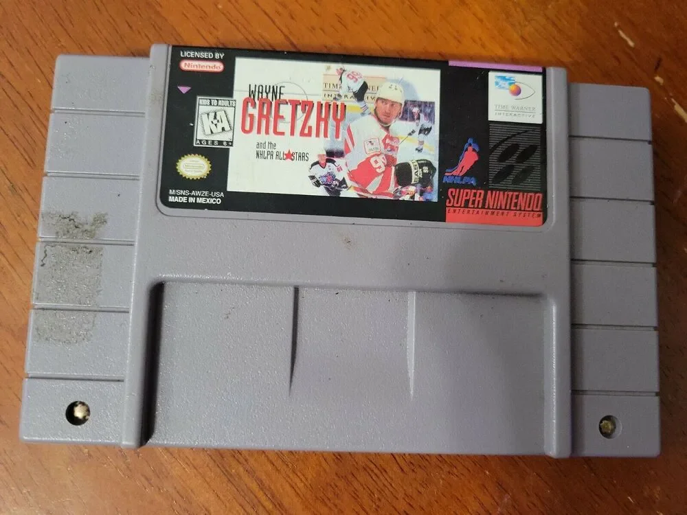 Wayne Gretzky and the NHLPA All-Stars UNTESTED Cartridge (Super NES, 1995)